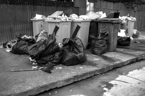 Local recycling center in Ruislip handling furniture disposal