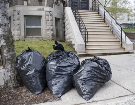 Employees participating in Ruislip business recycling program